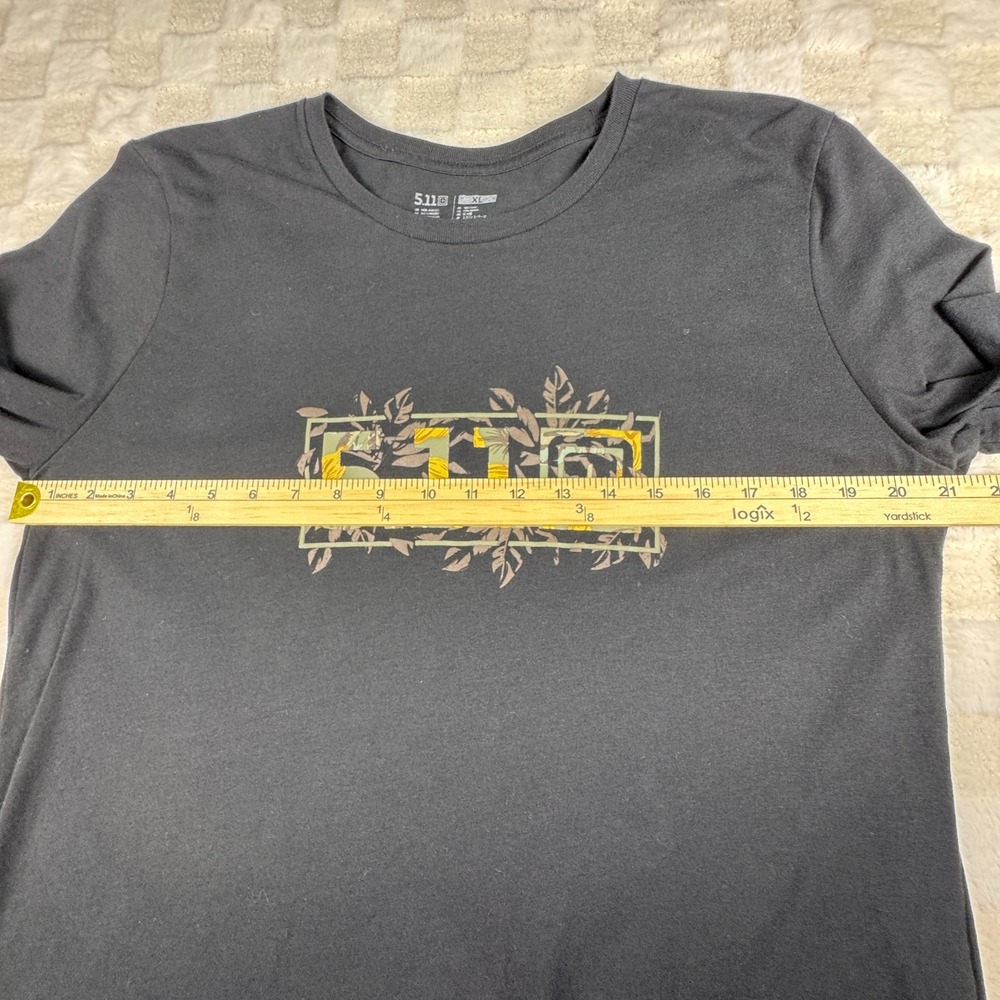 5.11 Tactical Women's XL‎ Long Sleeve Graphic Tee Black - Picture 6 of 8